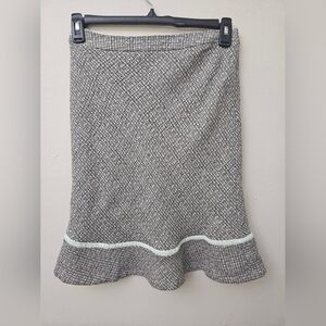 GAP Gray And Green Tweed Pencil Skirt